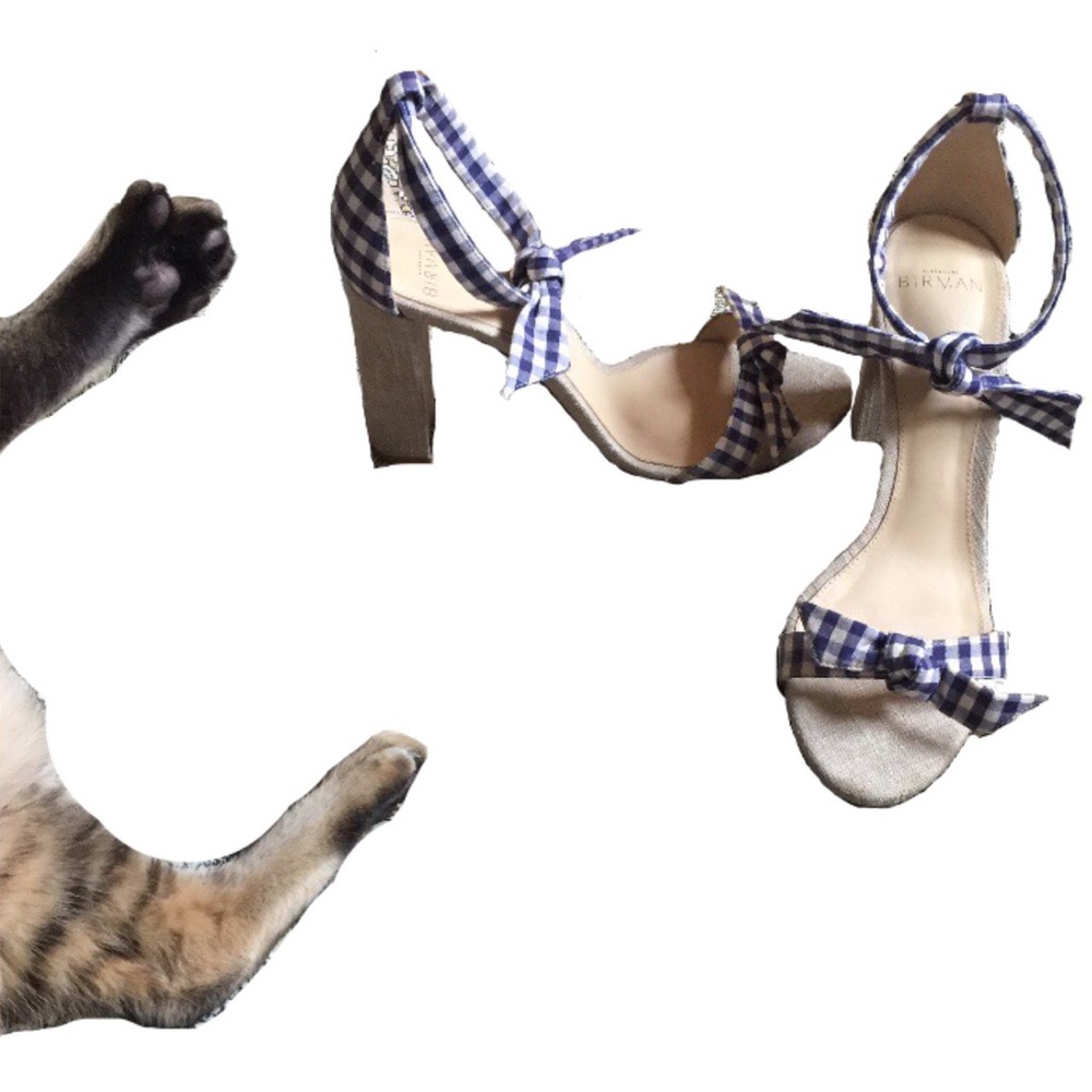 Alexandre Birman Clarita Block 90 Gingham Sandals
